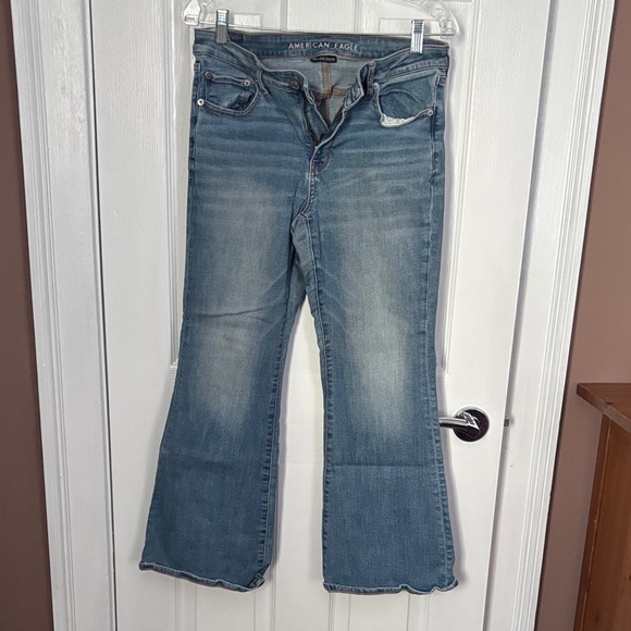 American Eagle Outfitters Denim - American Eagle Outfitters Women's Light Blue Flare Jeans